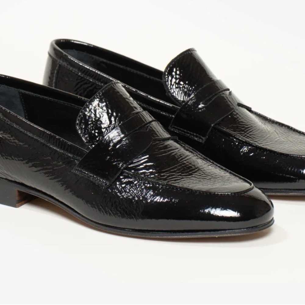 M. Gemi Sacca Donna Black Patent Leather Women’s Loafers